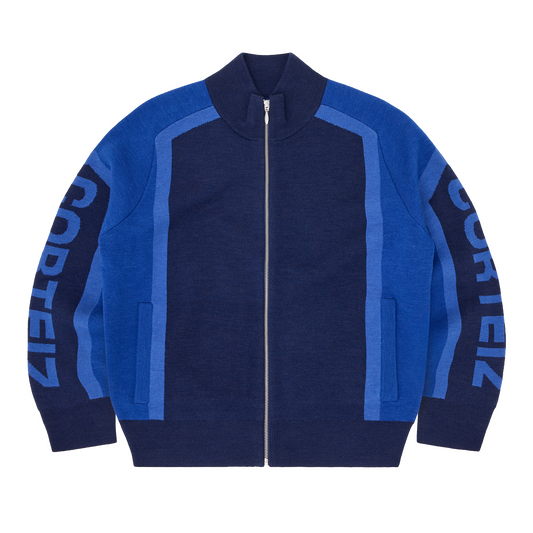 PRECISION KNIT ZIP UP [NAVY]