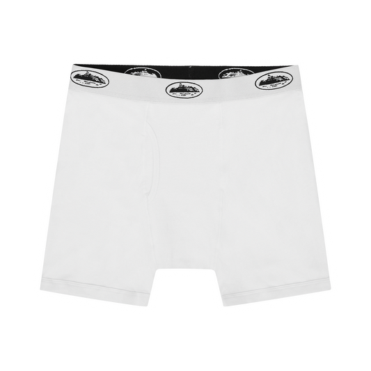 WHITE ALCATRAZ BOXERS [3 PACK]