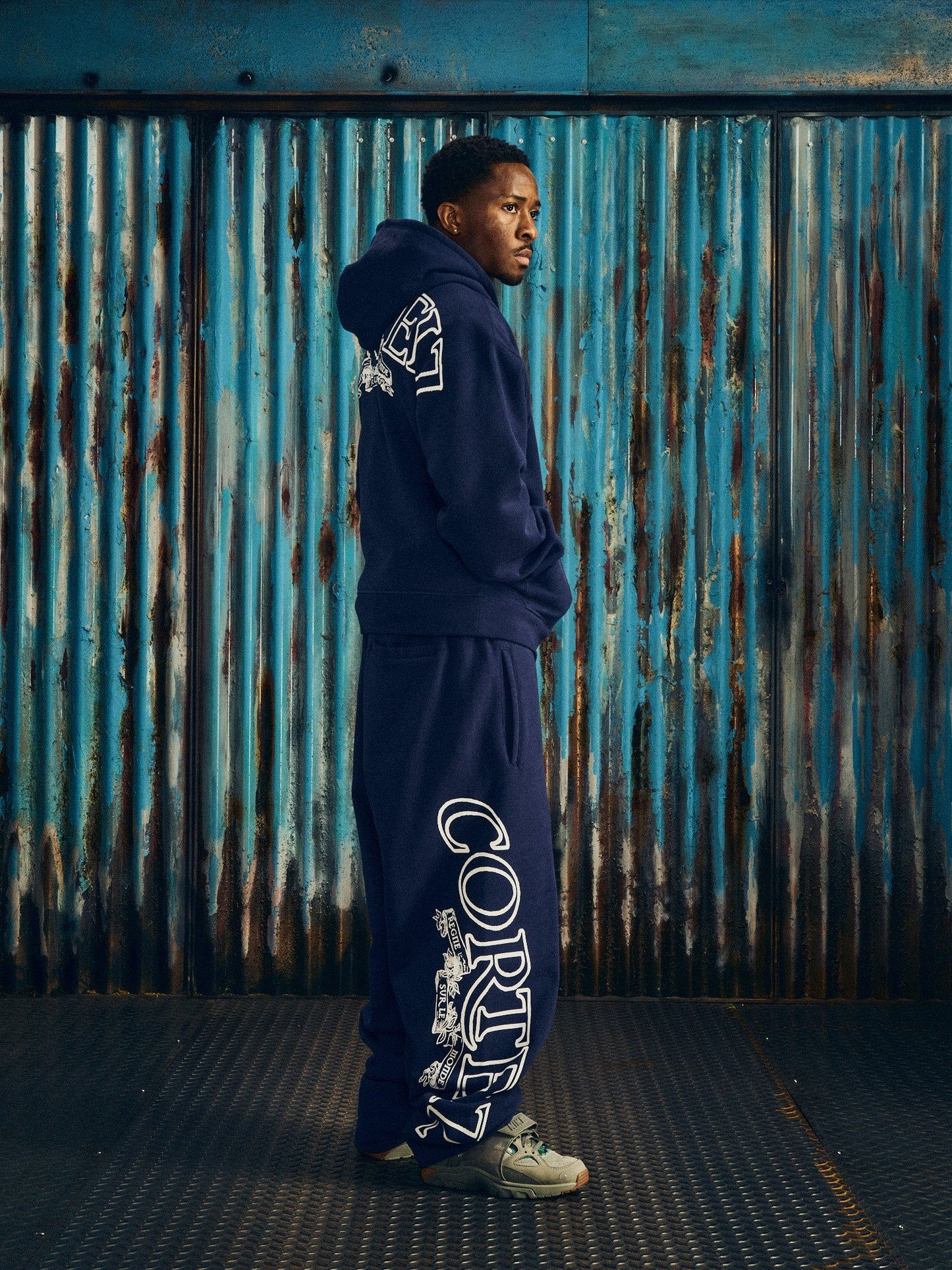 SUPERIOR ROYALE OPEN HEM PANT [NAVY]
