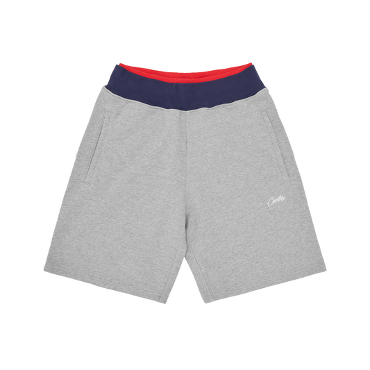 HMP DOUBLE UP SWEATSHORT [HEATHER GREY]