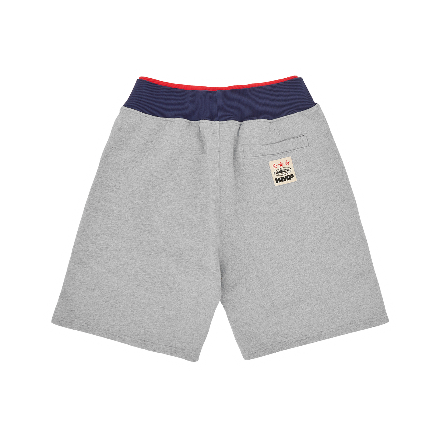 HMP DOUBLE UP SWEATSHORT [HEATHER GREY]