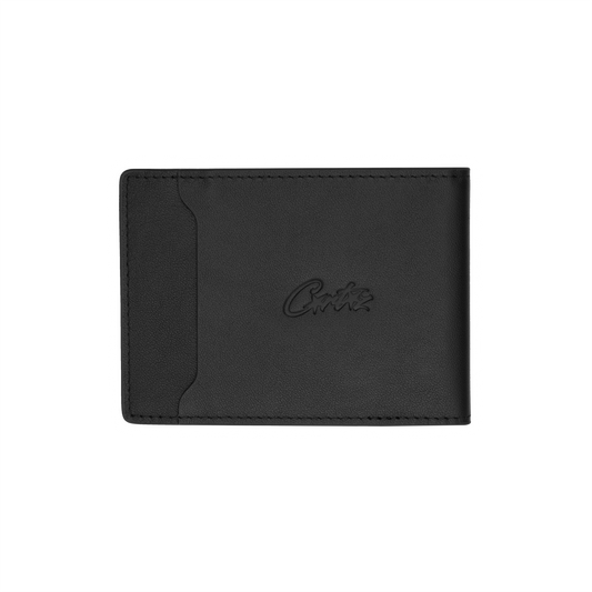 ISLAND LEATHER CARD HOLDER [BLACK]