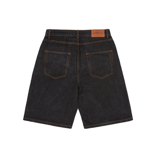 ISLAND DENIM SHORT [WASHED BLACK]