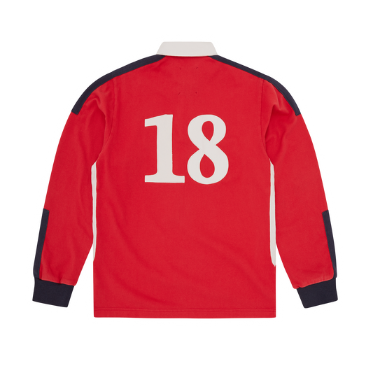 PANELLED RUGBY [RED]