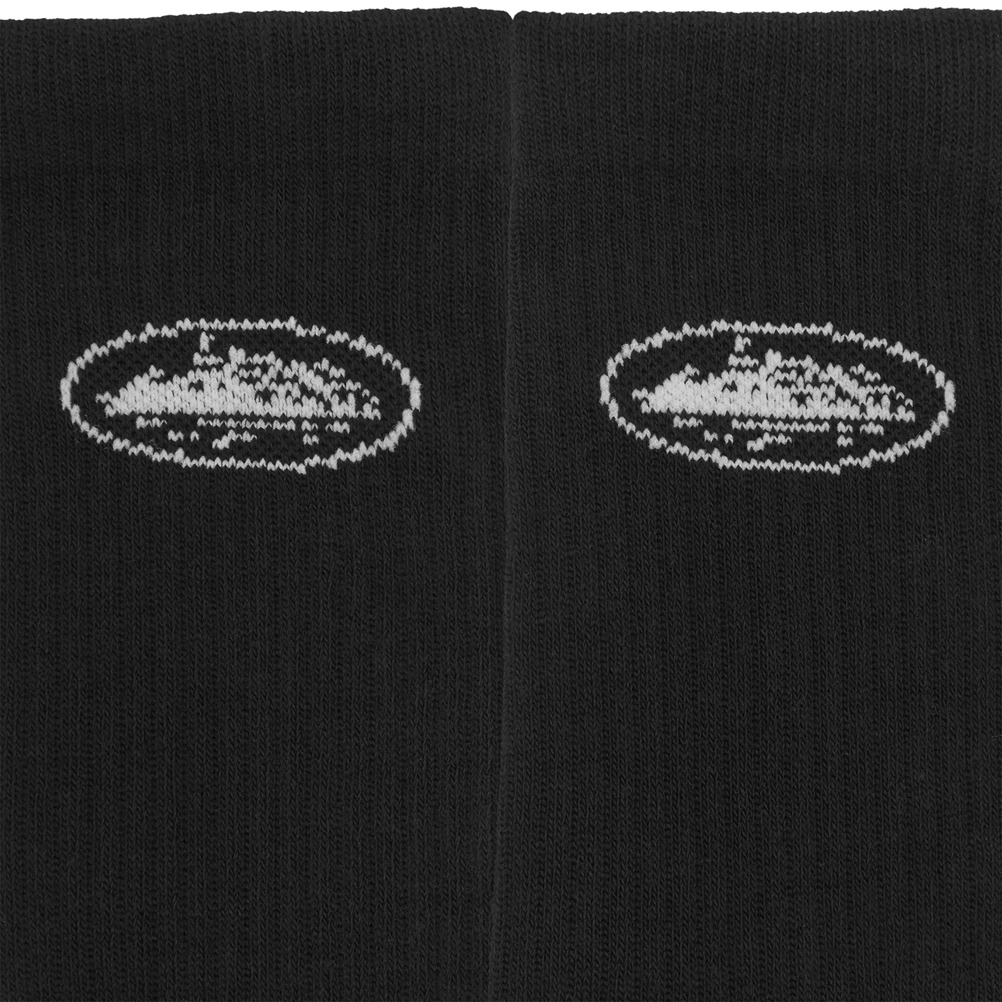 BLACK ALCATRAZ SOCKS [2 PACK]