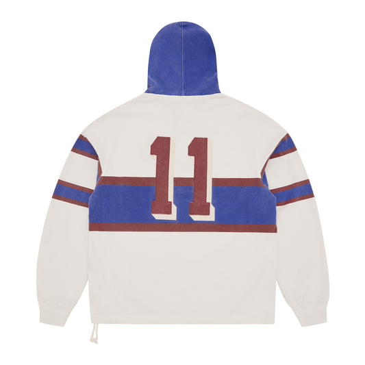 WINGER HOODED RUGBY [OFF WHITE]